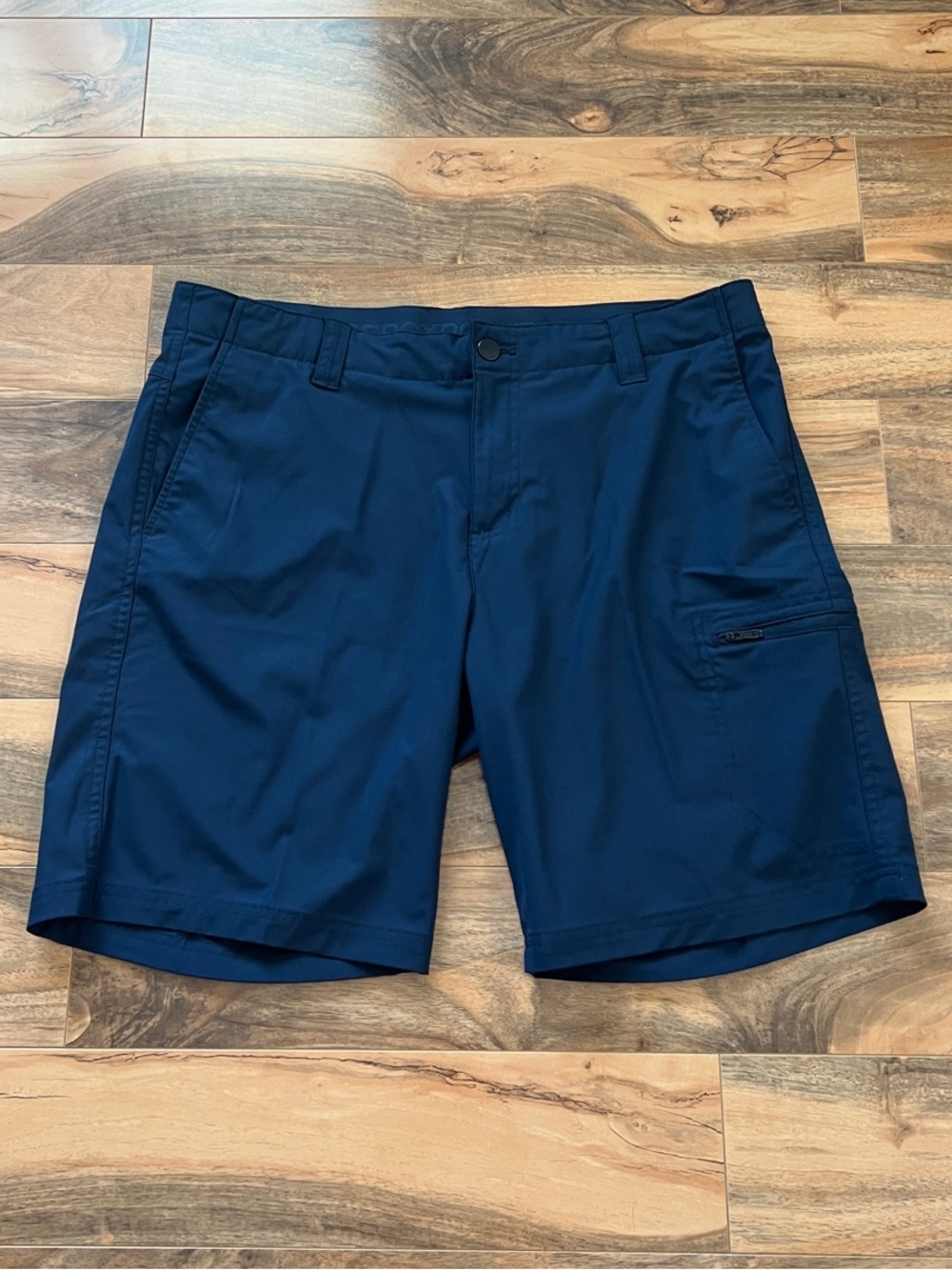 ZeroXposur Stretch Golf Shorts Travel Hiking Performance Mens Sz 38 Navy 9”